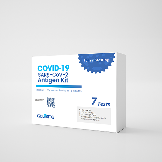 COVID-19 SARS-CoV-2 Antigen Kit للاختبار الذاتي